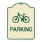 Signmission D4-3 Bicycle Parking Bicycle Parking Heavy-Gauge Aluminum Sign, 24" x 18", TG-1824-24199 A-DES-TG-1824-24199 - alternate 1